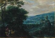 Gillis van Coninxloo Landscape with Venus and Adonis Spain oil painting artist